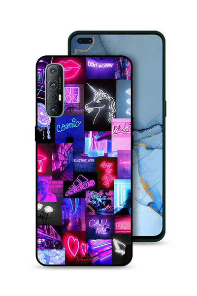 Tolwak غطاء حماية لهاتف Oppo Reno3 Pro 4G - رسوم متحركة