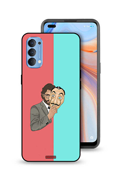 Tolwak غطاء حماية لهاتف Oppo Reno4 4G - البروفيسور آرت