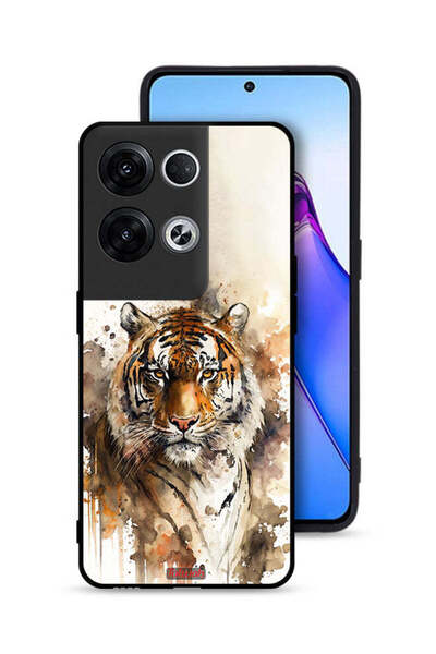 Tolwak غطاء حماية لهاتف Oppo Reno8 Pro Plus 5G بنقشة الفهد التجريدي
