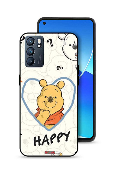 Tolwak غطاء حماية لهاتف Oppo Reno6 5G بتصميم الدب باباي