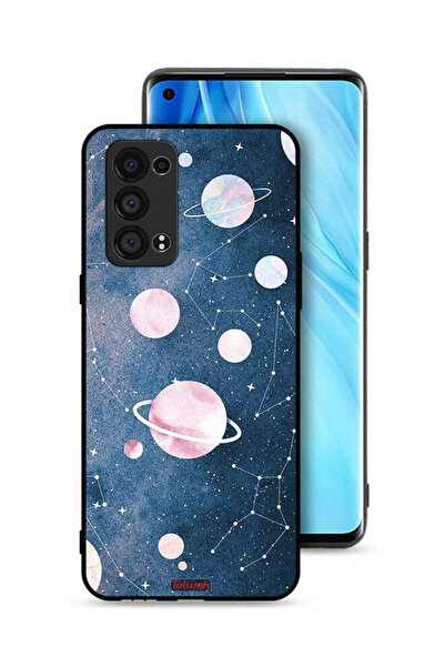 Tolwak Oppo Reno6 Pro Plus 5G Protective Case Cover Space Art