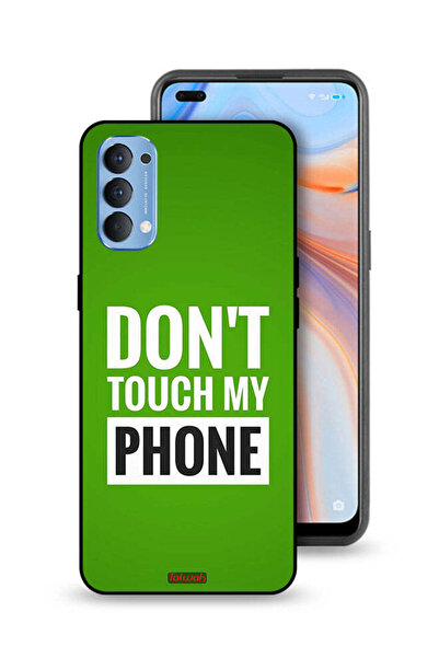Tolwak جراب حماية لهاتف Oppo Reno4 4G - لا تلمس هاتفي