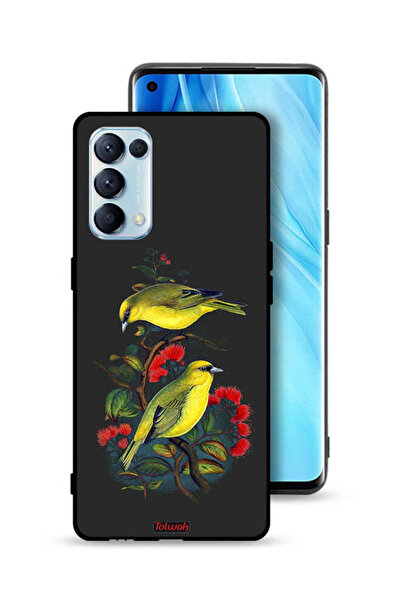Tolwak غطاء حماية لهاتف Oppo Reno5 Pro 5G بنقشة طيور