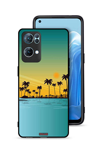 Tolwak غطاء حماية لهاتف Oppo Reno7 Pro 5G، منظر طبيعي، فن تجريدي