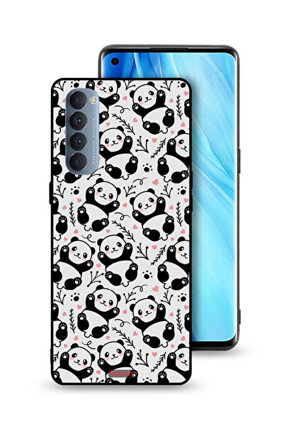 Tolwak غطاء حماية لهاتف Oppo Reno4 Pro 4G بنمط الباندا