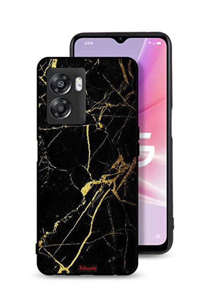 Tolwak غطاء حماية لهاتف Oppo A57 5G - رخام متصدع