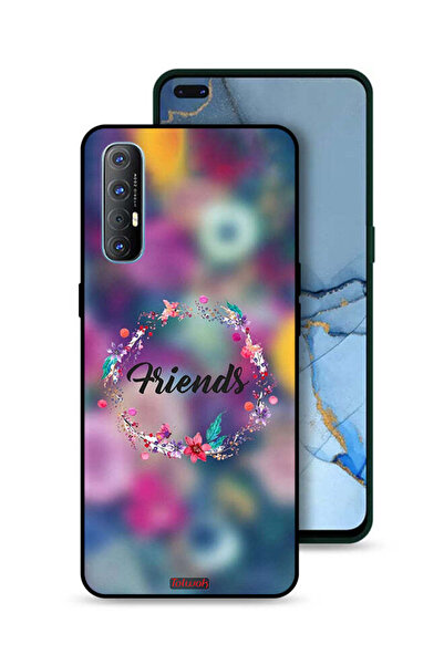 Tolwak غطاء حماية Oppo Reno3 Pro 4G بتصميم خاتم أصدقاء الزهور