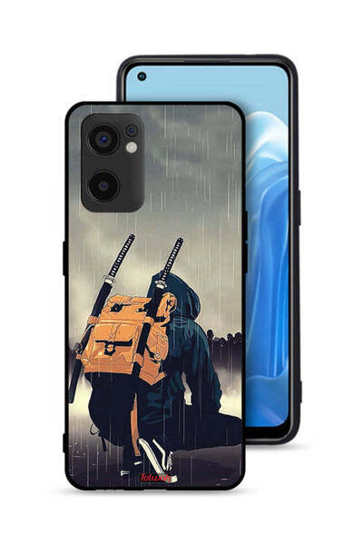 Tolwak غطاء حماية لهاتف Oppo Reno7 SE 5G برسومات سيف ساموراي الرقمية