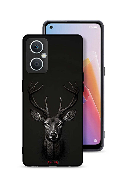 Tolwak غطاء حماية Oppo A96 5G (الصين) بتصميم غزال فني رقمي