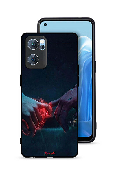 Tolwak غطاء حماية لهاتف Oppo Reno7 5G، تصميم "أيدي محترقة"