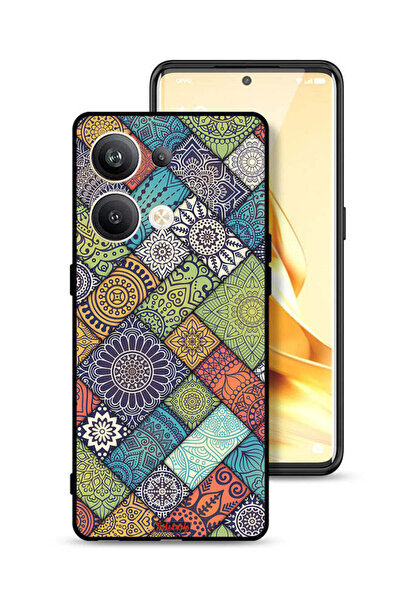 Tolwak غطاء حماية لهاتف Oppo Reno9 Pro Plus 5G بنمط ماندالا