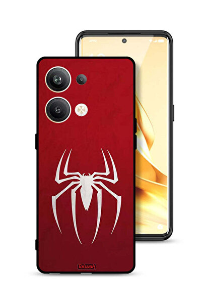Tolwak غطاء حماية لهاتف Oppo Reno9 Pro Plus 5G بتصميم Spider Icon