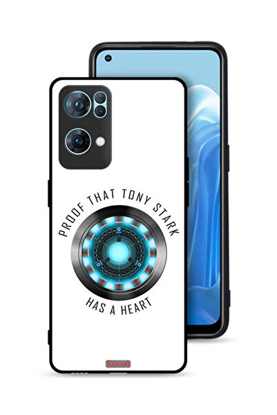 Tolwak غطاء حماية لهاتف Oppo Reno7 Pro 5G دليل على أن توني ستارك لديه قلب