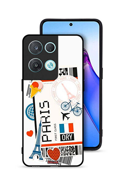 Tolwak غطاء حماية لهاتف Oppo Reno8 Pro 5G - ملصق باريسي