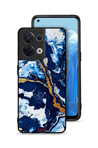 Tolwak Oppo Reno8 5G Protective Case Cover Glitch Texture Art