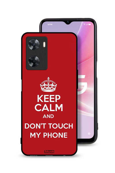 Tolwak Oppo A77s Protective Case Cover Keep Calm And Dont Touch My Phone