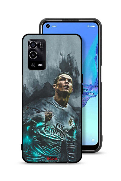 Tolwak غطاء حماية لهاتف Oppo A55 4G برسومات كريستيانو رونالدو