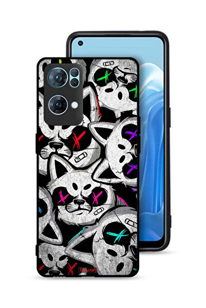 Tolwak غطاء حماية لهاتف Oppo Reno7 Pro 5G بنقشة قطط مارشميلو