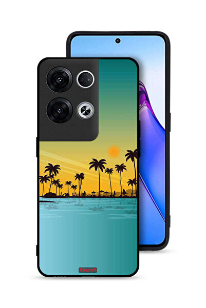 Tolwak غطاء حماية لهاتف Oppo Reno8 Pro Plus 5G، منظر طبيعي، فن تجريدي