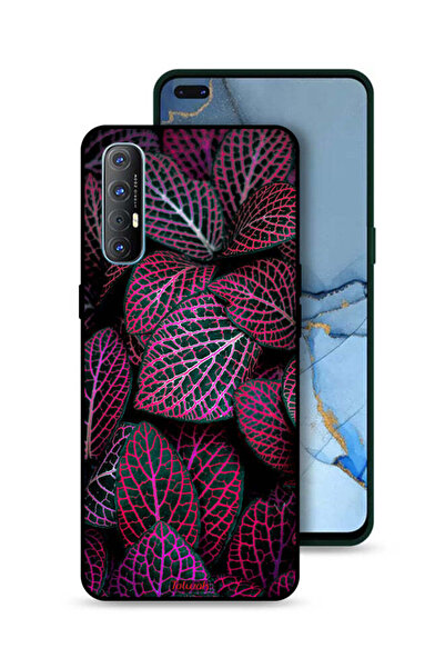 Tolwak غطاء حماية لهاتف Oppo Reno3 Pro 4G بنقشة أوراق سالجا