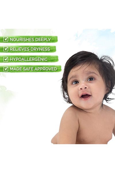Mamaearth Moisturizing Daily Lotion For Babies Contains Shea Butter & Jojoba Oil (200 ML)