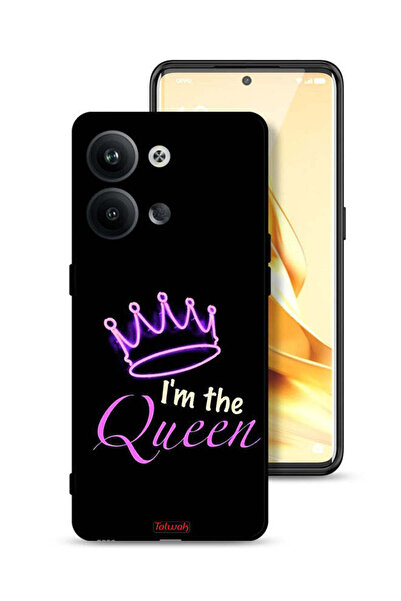 Tolwak غطاء حماية لهاتف Oppo Reno9 5G أنا الملكة