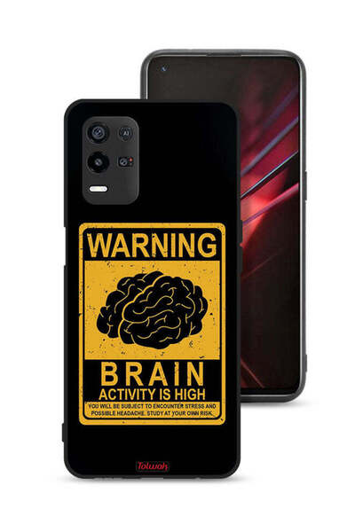 Tolwak جراب حماية Oppo K9x يحذر من ارتفاع نشاط الدماغ