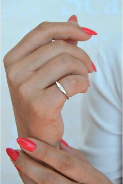 Sacce Scarves&Accessories Little Finger Ring Thin Northern Star Minimal