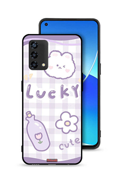 Tolwak غطاء حماية لهاتف Oppo Reno6 Lite - لاكي كيوت