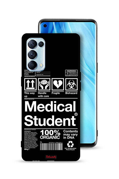 Tolwak غطاء حماية لهاتف Oppo Reno5 Pro 5G، ملصق طالب الطب