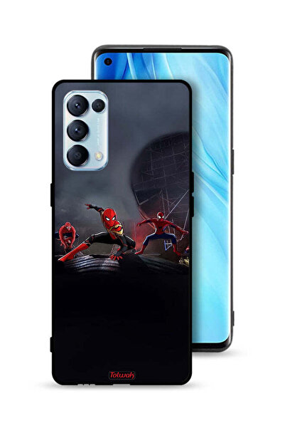 Tolwak Oppo Reno5 Pro 5G Protective Case Cover Three Spiders