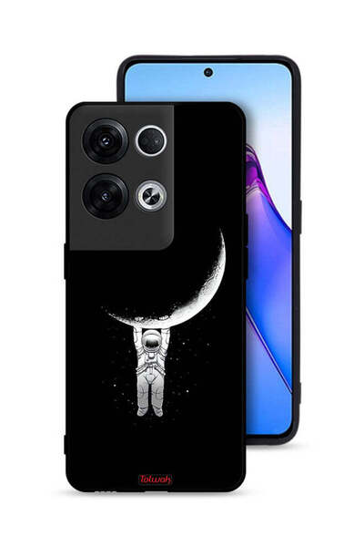 Tolwak Oppo Reno8 Pro Plus 5G Protective Case Cover Hanging From Moon
