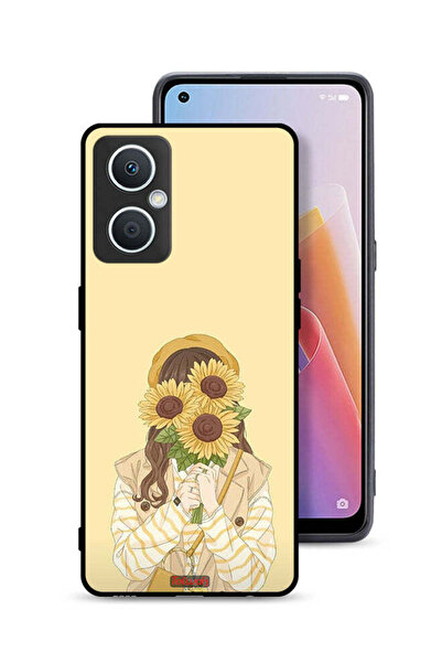 Tolwak غطاء حماية لهاتف Oppo A96 5G (الصين) مع غطاء حماية يخفي الوجه بنقشة عب...