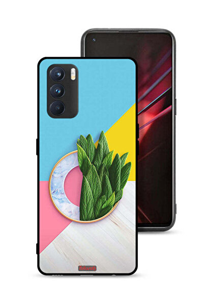 Tolwak غطاء حماية لهاتف Oppo K9 Pro بنمط أوراق تجريدية