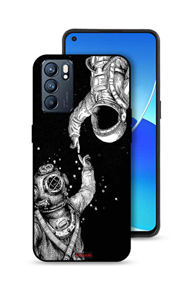 Tolwak غطاء حماية لهاتف Oppo Reno6 5G بتصميم رواد فضاء