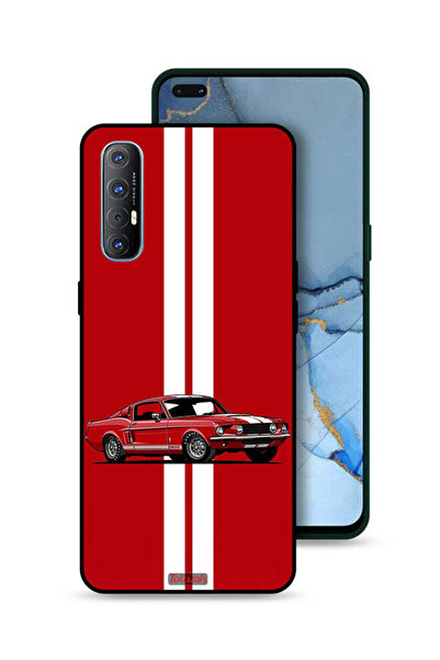 Tolwak Oppo Reno3 Pro 4G Protective Case Cover Vintage Car Abstract Art