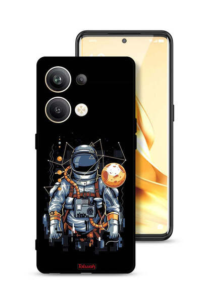 Tolwak غطاء حماية لهاتف Oppo Reno9 Pro Plus 5G بتصميم رائد فضاء تجريدي