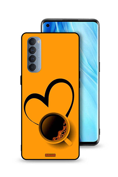 Tolwak Oppo Reno4 Pro 4G Protective Case Cover Coffee Cup Art