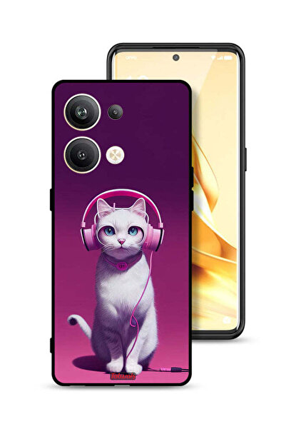 Tolwak غطاء حماية لهاتف Oppo Reno9 Pro Plus 5G بتصميم قطة لطيفة
