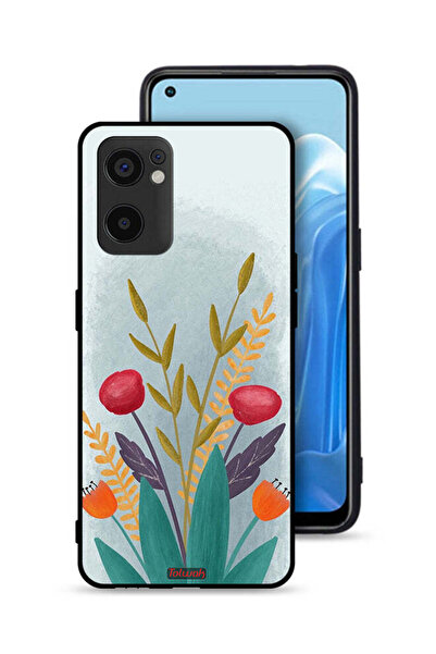 Tolwak غطاء حماية لهاتف Oppo Reno7 SE 5G برسومات نباتية