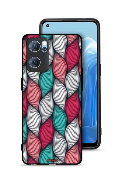 Tolwak غطاء حماية لهاتف Oppo Reno7 5G بنقشة ريشة