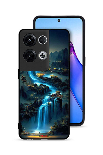 Tolwak غطاء حماية لهاتف Oppo Reno8 Pro Plus 5G بتصميم شلال