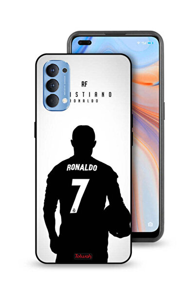 Tolwak غطاء حماية Oppo Reno4 4G بقناع كريستيانو رونالدو