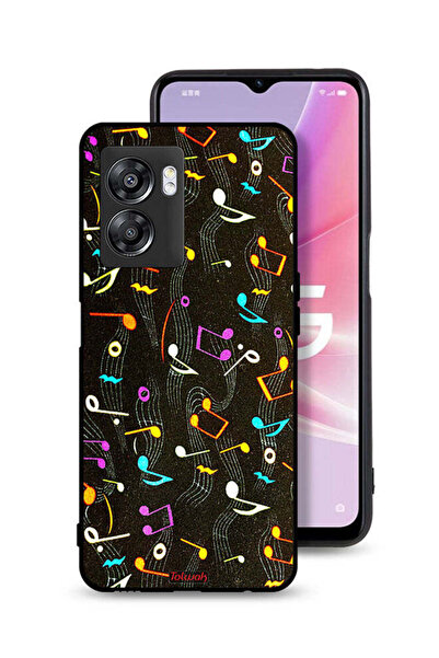 Tolwak غطاء حماية لهاتف OnePlus Nord N300 بنمط قماش موسيقي