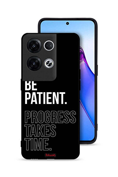 Tolwak غطاء حماية لهاتف Oppo Reno8 Pro Plus 5G - كن صبورًا، فالتقدم يستغرق وقتًا