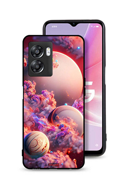 Tolwak غطاء حماية لهاتف Oppo A57 5G بطبعة غيوم فنية تجريدية