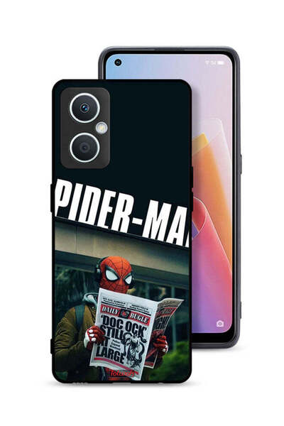 Tolwak جراب حماية Oppo A96 5G (الصين) سبايدرمان يقرأ صحيفة