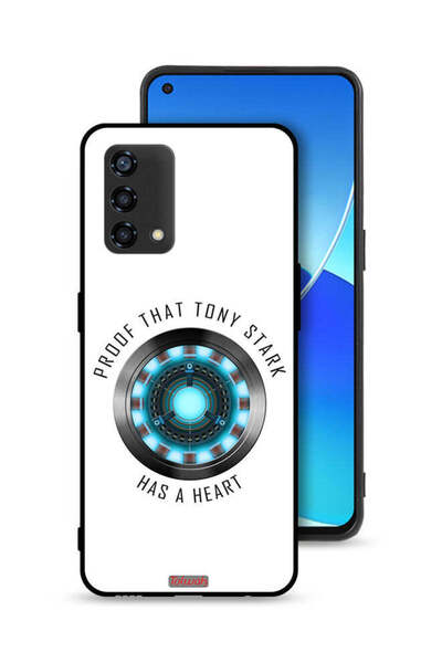 Tolwak غطاء حماية لهاتف Oppo Reno6 Lite دليل على أن توني ستارك لديه قلب