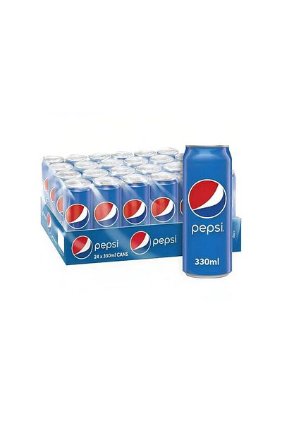 Pepsi Can, 330 ml (Carton: 24 x 330 ml)