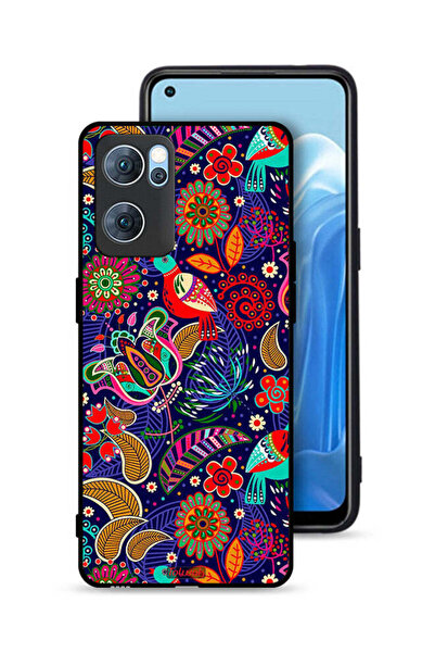 Tolwak غطاء حماية لهاتف Oppo Reno7 5G بنقشة طيور وزهور